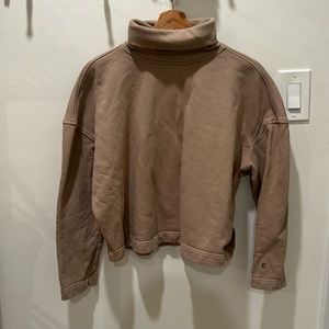 Everlane taupe turtleneck sweater